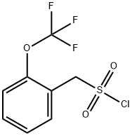 2-(Trifluoromethoxy)benzylsulphonyl chloride Structure