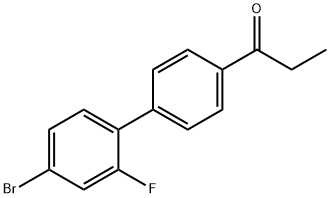 1-(4'-broMo-2'-fluorobiphenyl-4-yl)propan-1-one,116831-22-2,结构式