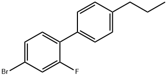 4-BROMO-2-FLUORO-4'-PROPYLBIPHENYL 化学構造式