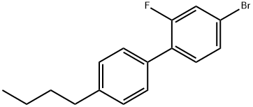 4-BROMO-4'-BUTYL-2-FLUOROBIPHENYL Struktur