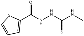 N1-甲基-2-(2-噻吩羰基)肼-1-硫代酰胺, 116850-74-9, 结构式