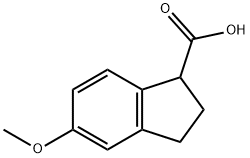 1H-INDENE-1-CARBOXYLIC ACID, 2,3-DIHYDRO-5-METHOXY- Struktur