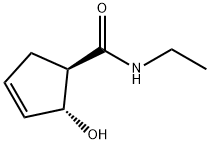 3-Cyclopentene-1-carboxamide,N-ethyl-2-hydroxy-,trans-(9CI) 结构式