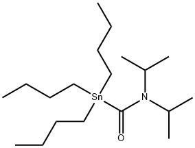 (N,N-DIISOPROPYLCARBAMOYL)TRIBUTYLTIN 结构式