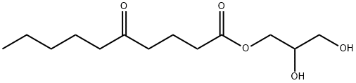 α-Glyceryl-δ-keto-decanoate 结构式