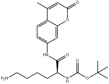 BOC-LYS-AMC ACETATE SALT, 116883-12-6, 结构式