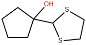 Cyclopentanol, 1-(1,3-dithiolan-2-yl)- (9CI) 结构式