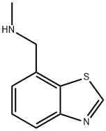 7-Benzothiazolemethanamine,N-methyl-(9CI) Structure