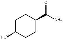Cyclohexanecarboxamide, 4-hydroxy-, trans- (9CI) Structure