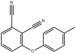 3-(对甲苯氧基)邻苯二甲腈,116965-13-0,结构式