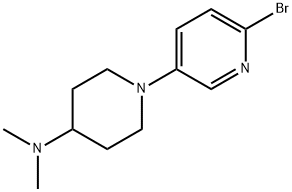 1-(6-bromopyridin-3-yl)-N,N-dimethylpiperidin-4-amine Structure