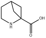 4-azabicyclo[3.1.1]heptane-5-carboxylic acid Struktur