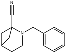 2-(Phenylmethyl)-2-azabicyclo-[3.1.1]heptane-1-carbonitrile, 1169708-27-3, 结构式