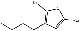 2,5-DIBROMO-3-BUTYLTHIOPHENE Struktur