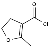 3-Furancarbonyl chloride, 4,5-dihydro-2-methyl- (9CI) 化学構造式