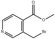 3-(BROMOMETHYL)-PYRIDINE-4-CARBOXYLIC ACID METHYL ESTER 化学構造式