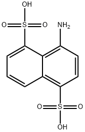 4-aminonaphthalene-1,5-disulphonic acid,117-55-5,结构式
