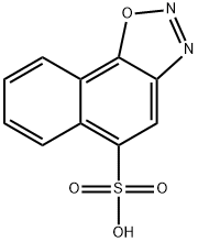 naphth[2,1-d]-1,2,3-oxadiazole-5-sulphonic acid ,117-70-4,结构式