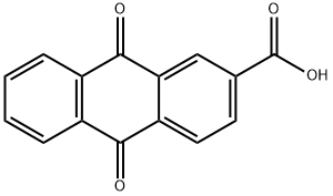 アントラキノン-2-カルボン酸 化学構造式