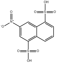 3-nitronaphthalene-1,5-disulphonic acid Structure