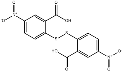 2,2'-Dithiobis(5-nitrobenzoic acid),1170-38-3,结构式