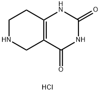 5,6,7,8-Tetrahydropyrido[4,3-d]pyriMidine-2,4(1H,3H)-dione hydrochloride 化学構造式