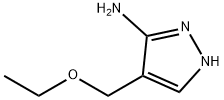 4-Ethoxymethyl-1H-pyrazol-3-ylamine 化学構造式