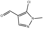 5-氯-1-甲基-1H-吡唑-4-甲醛,117007-77-9,结构式