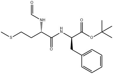 N-formylmethionylphenylalanine tert-butyl ester 结构式