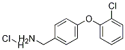 4-(2-CHLOROPHENOXY)BENZYLAMINE HCL Structure