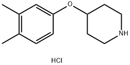 4-(3,4-Dimethylphenoxy)piperidine hydrochloride Structure