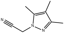 (3,4,5-trimethyl-1H-pyrazol-1-yl)acetonitrile 化学構造式