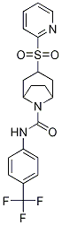 3-(pyridin-2-ylsulfonyl)-N-(4-(trifluoroMethyl)phenyl)-8-azabicyclo[3.2.1]octane-8-carboxaMide 结构式