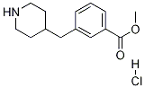 3-Piperidin-4-ylmethyl-benzoic acid methyl ester hydrochloride|3-(4-哌啶基甲基)苯甲酸甲酯盐酸盐