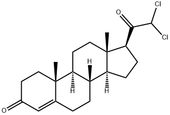 21,21-dichloroprogesterone,117038-59-2,结构式