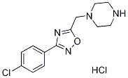 1-{[3-(4-氯苯基)-1,2,4-恶二唑-5-基]甲基}哌嗪二盐酸盐 结构式