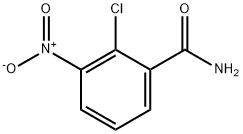 2-氯-3-硝基苯甲酰胺 结构式