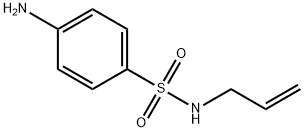 N-アリル-4-アミノベンゼンスルホンアミド 化学構造式