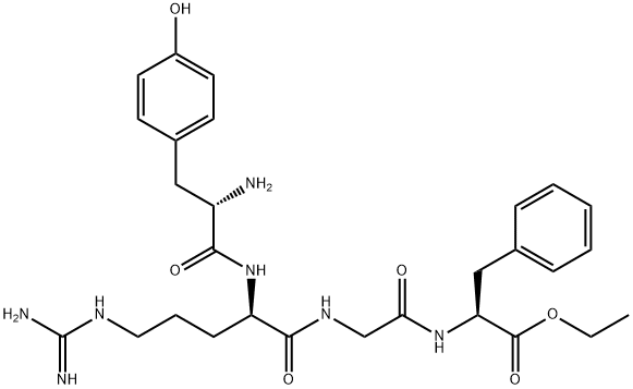 tyrosyl-arginyl-glycyl-phenylalanine ethyl ester,117062-52-9,结构式