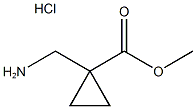 Methyl 1-(aminomethyl)cyclopropanecarboxylate HCl Struktur