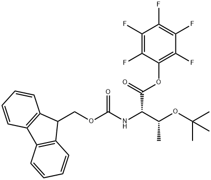 FMOC-THR(TBU)-OPFP 化学構造式