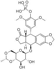 磷酸依托泊苷,117091-64-2,结构式