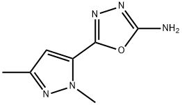 5-(1,3-Dimethyl-1H-pyrazol-5-yl)-1,3,4-oxadiazol-2-amine|5-(1,3-DIMETHYL-1H-PYRAZOL-5-YL)-1,3,4-OXADIAZOL-2-AMINE