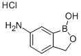 5-氨基-2-羟甲基苯基硼酸盐酸盐, 117098-93-8, 结构式