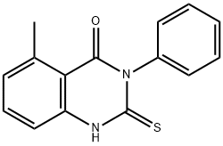 5-Methyl-3-phenyl-2-thioxo-2,3-dihydroquinazolin-4(1H)-one Struktur