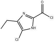 5-chloro-4-ethyl-1H-iMidazole-2-carbonyl chloride Struktur