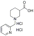 1-(吡啶-2-基甲基)哌啶-3-羧酸二盐酸盐 结构式