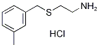 2-[(3-methylbenzyl)sulfanyl]ethylamine hydrochloride Structure