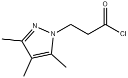 3-(3,4,5-trimethyl-1H-pyrazol-1-yl)propanoyl chloride|MFCD12028140