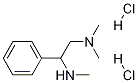 N1,N2,N2-三甲基-1-苯基乙烷-1,2-二胺二盐酸盐, 1171365-90-4, 结构式